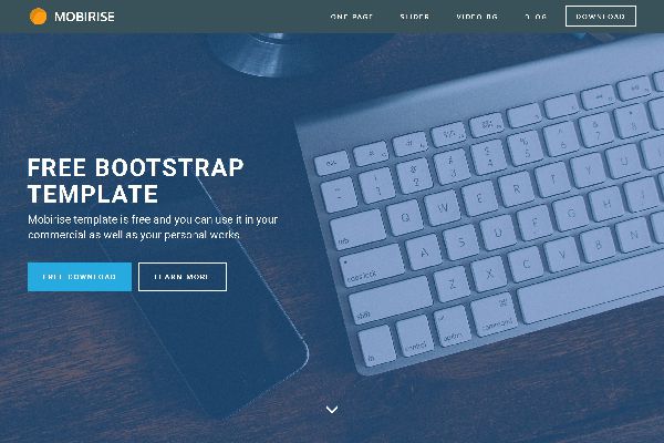 Mobirise Releases Bootstrap Navbar Template  for Mobile-Friendly Websites