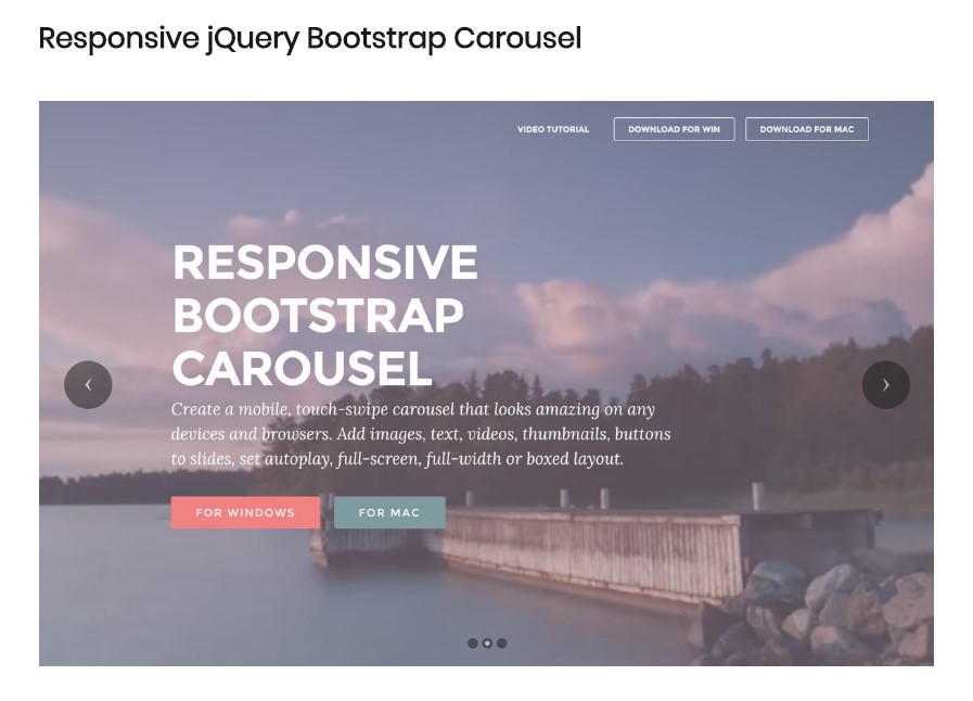  Responsive Carousel Slider Bootstrap 