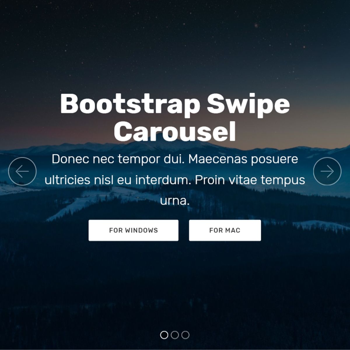 jQuery Bootstrap Picture Carousel